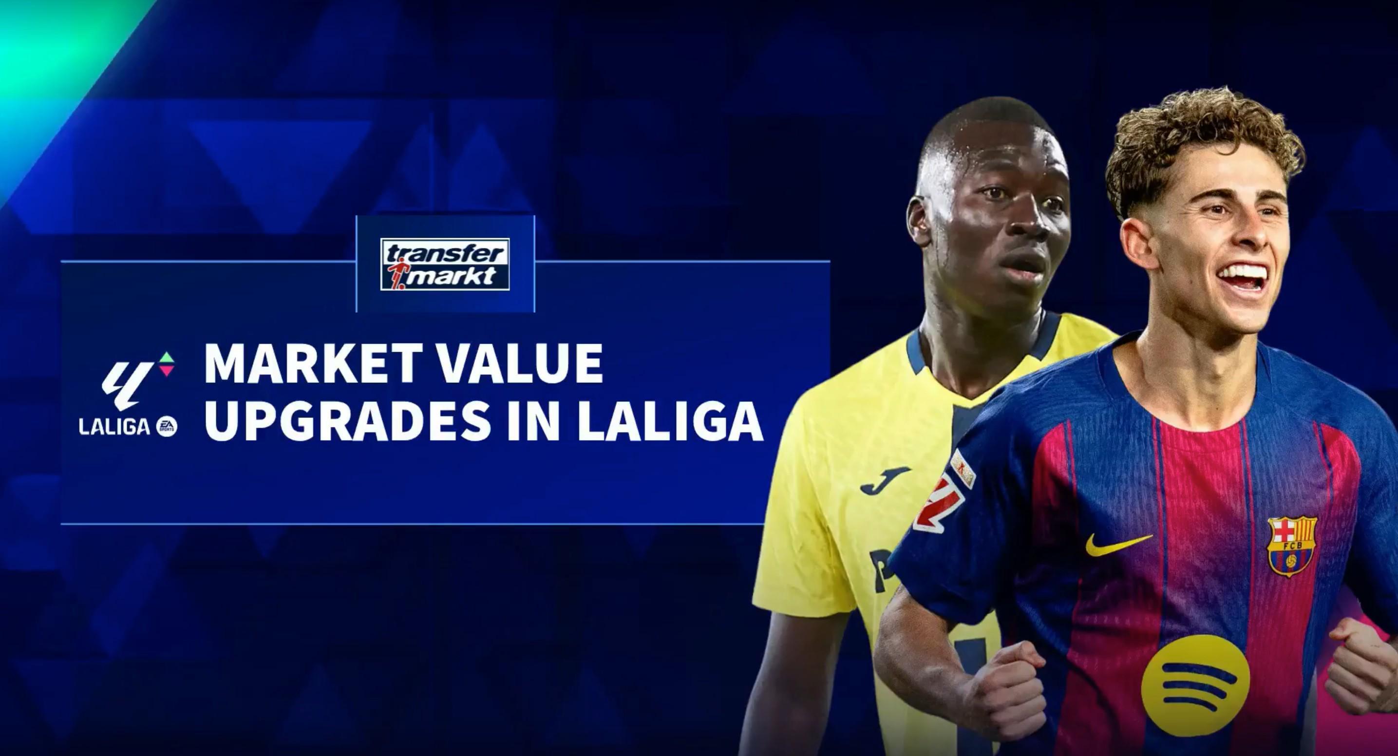 足球直播-西甲身价涨幅前10：费尔明第1，贝尔纳尔、皮塔奇、佩德里上榜